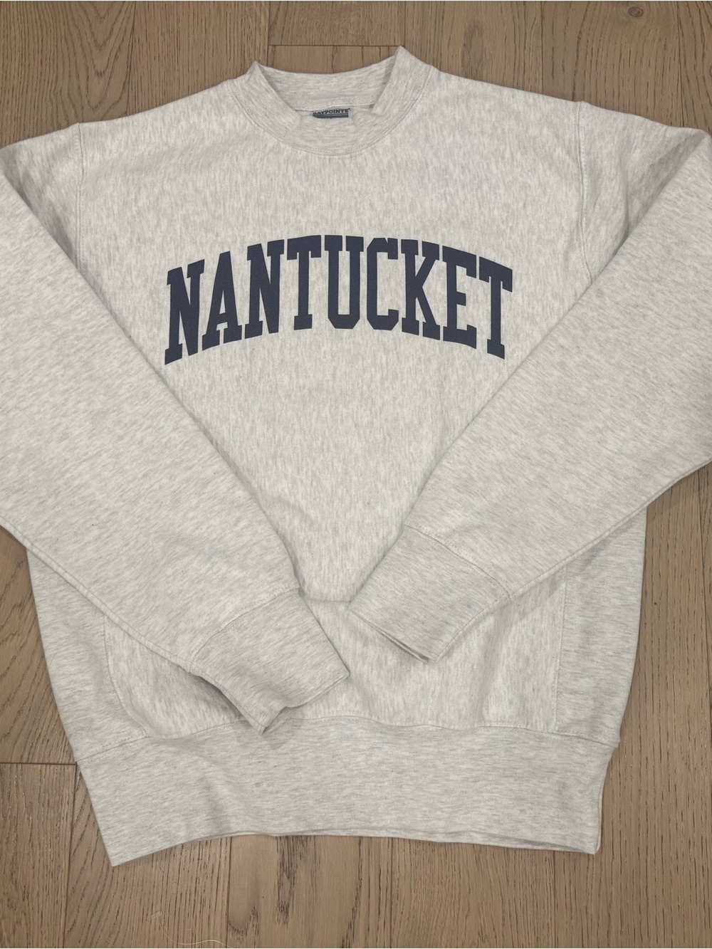 Nantucket Gray Crewneck Sweatshirt